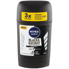 Nivea Men Black & White Invisible Original antiperspirant stick pro muže 50 ml