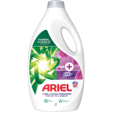 Ariel +Touch Of Lenor Ametyst Flower tekutý gel pro dlouhotrvající svěžest 60 dávek 3 l