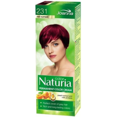 Joanna Naturia barva na vlasy s mléčnými proteiny 231 Červený rybíz