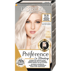 Loreal Paris Préférence Le Blonding permanentní barva na vlasy 11.11 Ultra světlá studená křišťálová blond