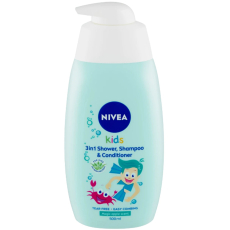 Nivea Kids Magic apple scent 3v1 sprchový gel + šampon + kondicionér pro kluky 500 ml