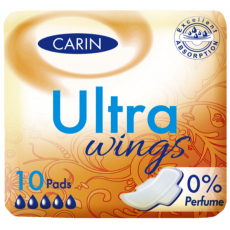 Carine Ultra Wings intimní vložky 10 kusů