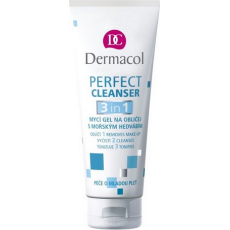 Dermacol Perfect Cleanser 3v1 Mycí gel na obličej s mořským hedvábím 100 ml