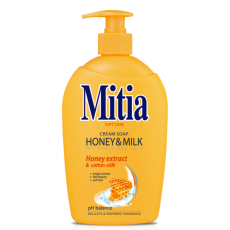 Mitia Honey & Milk tekuté mýdlo s medovými extrakty dávkovač 500 ml