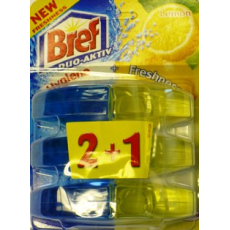 Bref Duo Aktiv Extra Clean & Fresh Lemon WC gel náhradní závěs 3 x 60 ml