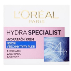 Loreal Paris Hydra Specialist noční hydratační krém pro všechny typy pleti 50 ml