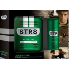 Str8 Adventure voda po holení 100 ml + deodorant sprej 150 ml, dárková sada