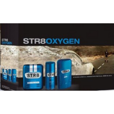 Str8 Oxygen voda po holení 50 ml + deodorant sprej 150 ml + sprchový gel 250 ml, kosmetická sada