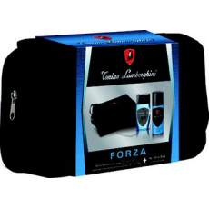 Tonino Lamborghini Forza voda po holení 100 ml + deodorant sprej 150 ml + toaletní taška, kosmetická sada