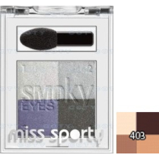 Miss Sporty Studio Colour Smoky Quattro oční stíny 403 Brown Eyes 2,2 g