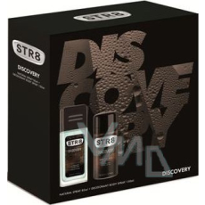 Str8 Discovery parfémovaný deodorant sklo pro muže 85 ml + deodorant sprej 150 ml, kosmetická sada