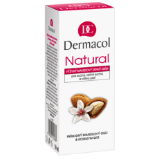 Dermacol Natural Výživný mandlový denní krém v tubě 50 ml suchá a citlivá pleť
