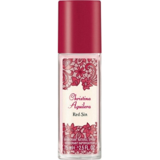 Christina Aguilera Red Sin parfémovaný deodorant sklo pro ženy 75 ml