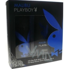 Playboy Malibu deodorant sprej 150 ml + sprchový gel 200 ml, kosmetická sada