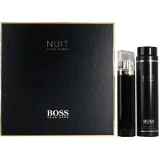 Hugo Boss Nuit pour Femme parfémovaná voda pro ženy 75 ml + tělové mléko 200 ml, dárková sada
