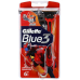Gillette Blue 3 Special Edition holítka červené 3břity pro muže 6 kusů