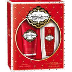 Katy Perry Killer Queen parfémovaný deodorant sklo pro ženy 75 ml + sprchový gel 75 ml, kosmetická sada