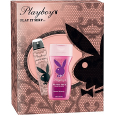Playboy Play It Sexy deodorant sprej 150 ml + sprchový gel 250 ml, kosmetická sada