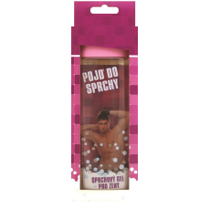 Bohemia Gifts Pojď do sprchy sprchový gel růžový s originální 3D etiketou 300 ml