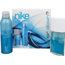 Nike Up or Down Woman parfémovaný deodorant sklo pro ženy 75 ml + deodorant sprej 200 ml, kosmetická sada