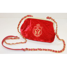 Katy Perry kabelka malá červená zlatý lem 19 x 15 x 1 cm 1 kus