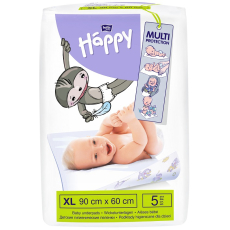 Bella Happy Baby Hygienické podložky 90 x 60 cm 5 kusů