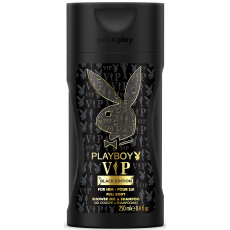 Playboy Vip Black Edition for Him 2v1 sprchový gel a šampon 250 ml
