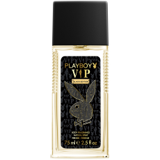 Playboy Vip Black Edition for Him parfémovaný deodorant sklo pro muže 75 ml