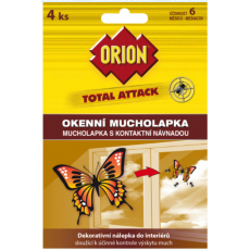 Orion Total Attack okenní mucholapka s kontaktní návnadou 4 kusy