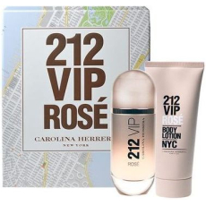 Carolina Herrera 212 VIP Rosé parfémovaná voda 50 ml + tělové mléko 100 ml, dárková sada