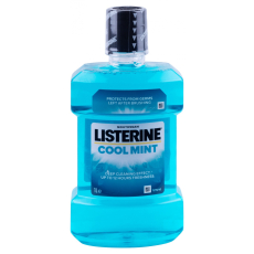 Listerine Cool Mint ústní voda antiseptická ústní voda pro svěží dech 1 l