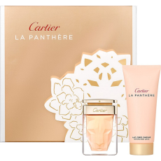 Cartier La Panthere parfémovaná voda pro ženy 50 ml + tělové mléko 100 ml, dárková sada