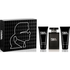 Karl Lagerfeld pour Homme toaletní voda 100 ml + balzám po holení 100 ml + sprchový gel 100 ml, dárková sada
