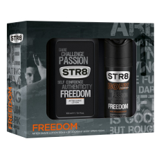 Str8 Freedom voda po holení 100 ml + deodorant sprej 150 ml, dárková sada