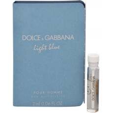 Dolce & Gabbana Light Blue pour Homme toaletní voda 2 ml s rozprašovačem, vialka