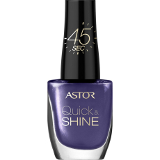 Astor Quick & Shine Nail Polish lak na nehty 403 Vibrant Purple 8 ml
