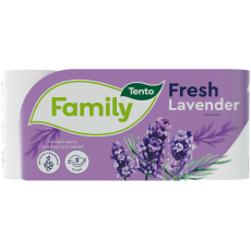 Tento Family Fresh Lavender parfémovaný toaletní papír 2 vrstvý 150 útržků 8 kusů