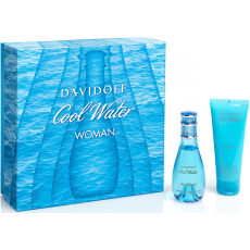 Davidoff Cool Water Woman toaletní voda 50 ml + tělové mléko 75 ml, dárková sada 2015