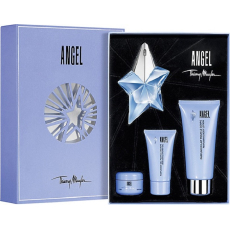 Thierry Mugler Angel parfémovaná voda 25 ml + tělové mléko 100 ml + sprchový gel 30 ml + tělový krém 15 ml, dárková sada