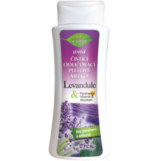 Bione Cosmetics Levandule & Panthenol zjemňující čisticí odličovací pleťové mléko 255 ml