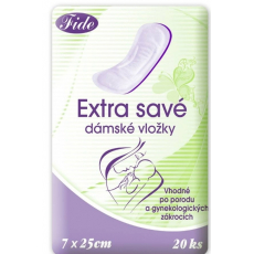 Fide Extra savé dámské vložky vhodné po porodu a gynekologických zákrocích 20 kusů