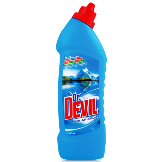 Dr. Devil Polar Aqua 3v1 Wc tekutý čistič 750 ml