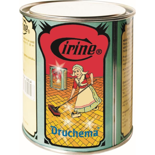Cirine Bílá tuhá pasta na parkety, dřevo a linoleum 550 g