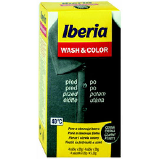 Iberia Wash & Color černá 80 g