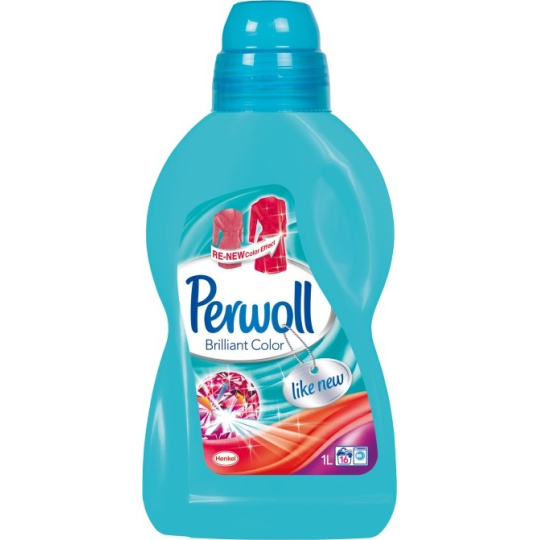Perwoll Brilliant Color tekutý prací gel na barevné prádlo 1 l