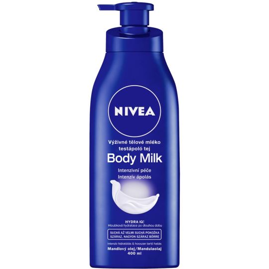 Nivea Body Milk výživné tělové mléko pro velmi suchou pokožku s pumpičkou 400 ml