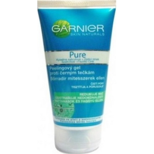 Garnier Skin Naturals Pure peelingový gel proti černým tečkám 150 ml