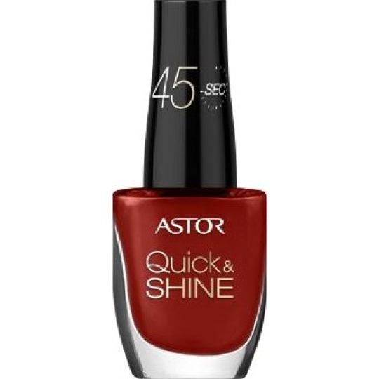 Astor Quick & Shine Nail Polish lak na nehty 626 Cherry Clafoutis 8 ml