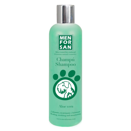 MenForSan Aloe Vera přírodní zklidňující, hojivý šampon pro psy 300 ml