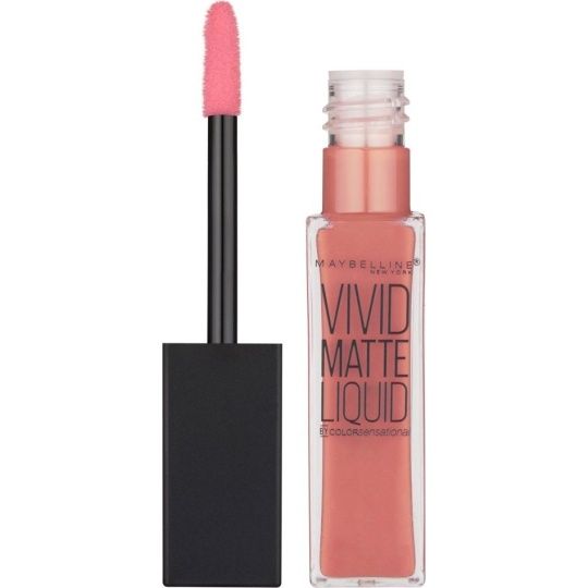 Maybelline Color Sensational Vivid Matte Liquid Lipstick lesk na rty 50 Nude Thrill 7,7 ml